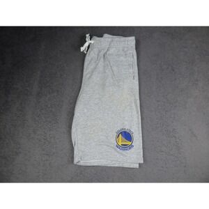 Golden State Warriors Mens XL Fleece Shorts Heather Grey Basketball Logo UNK NBA